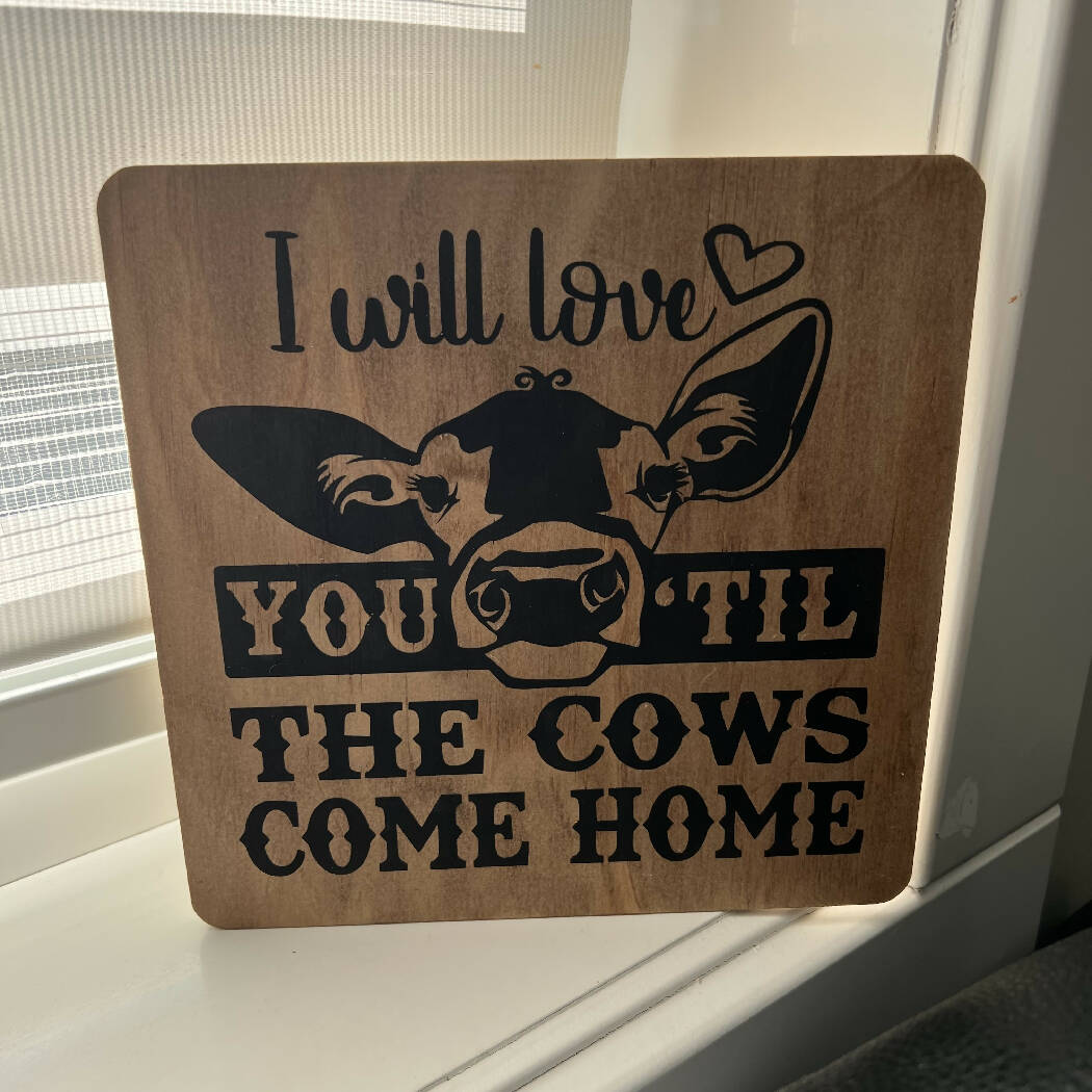 Mini Stained Sign