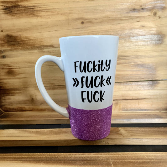 Fuckity Fuck Glitter Mug - 1
