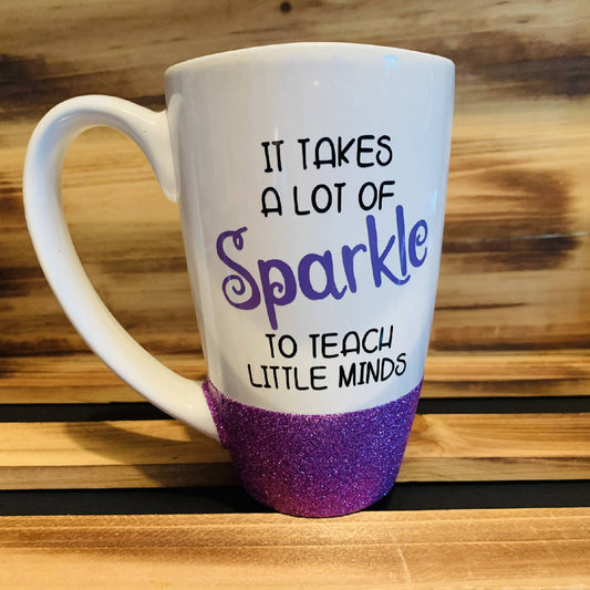 A Lot of Sparkle Glitter Mug - HandmadeSask