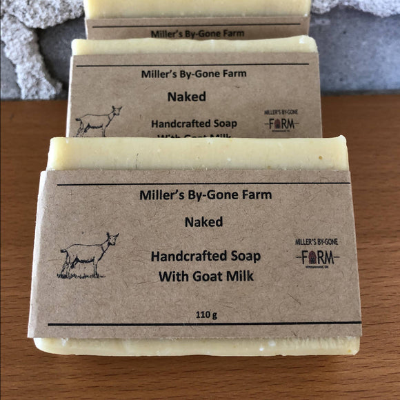 Goat Milk Soap - Naked - HandmadeSask