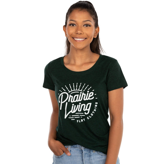 FLAT // Prairie Living / Fitted Crew Neck / Ladies