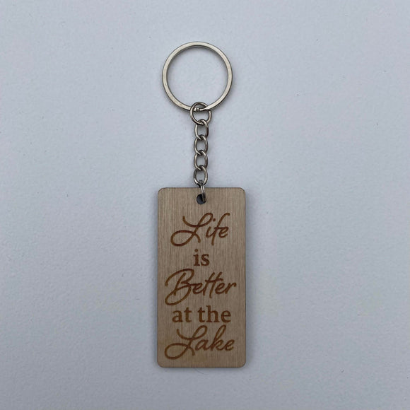 Life Is Better At The Lake Keychain - 1