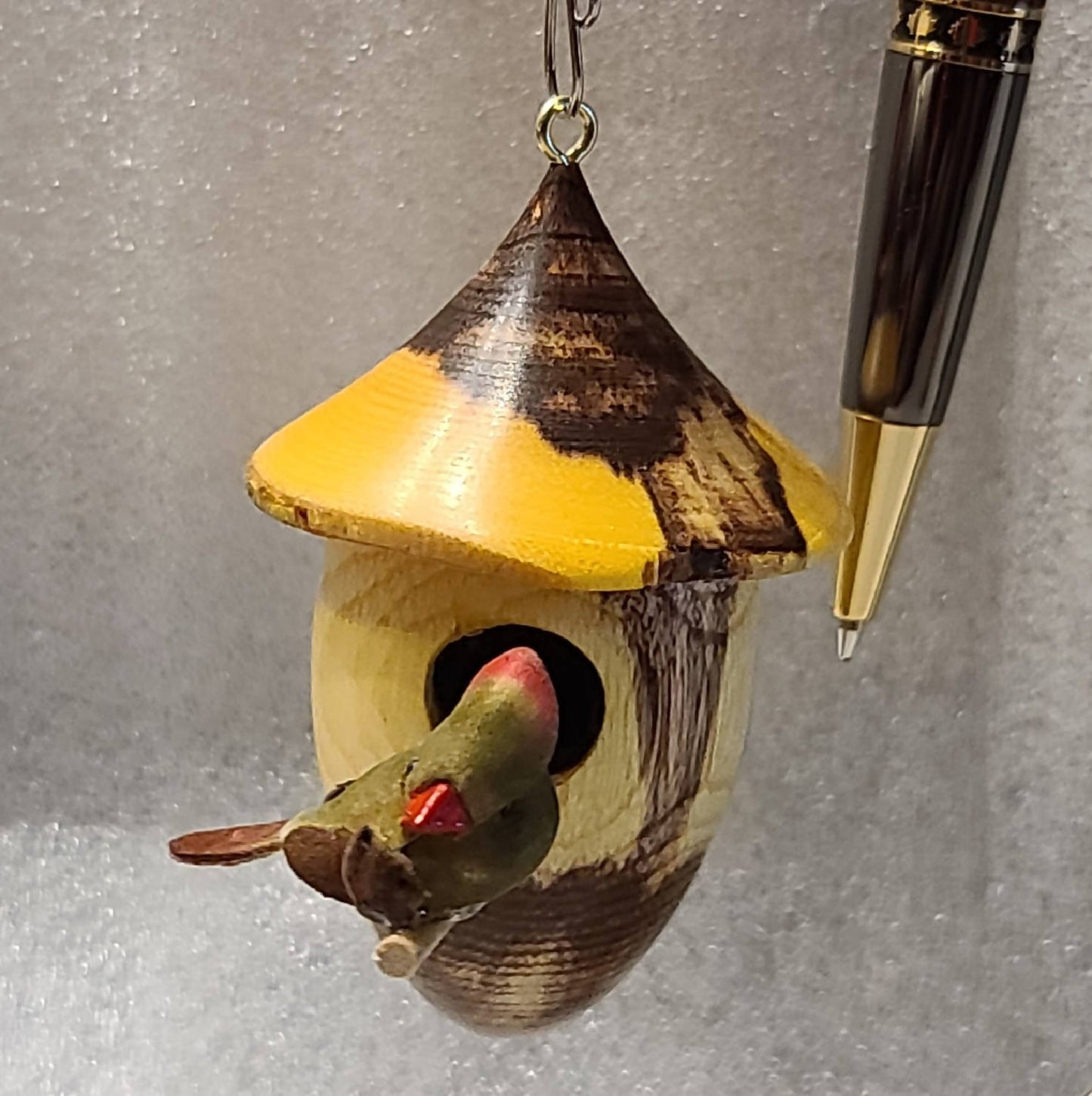 CW - Birdhouse window or desk ornament