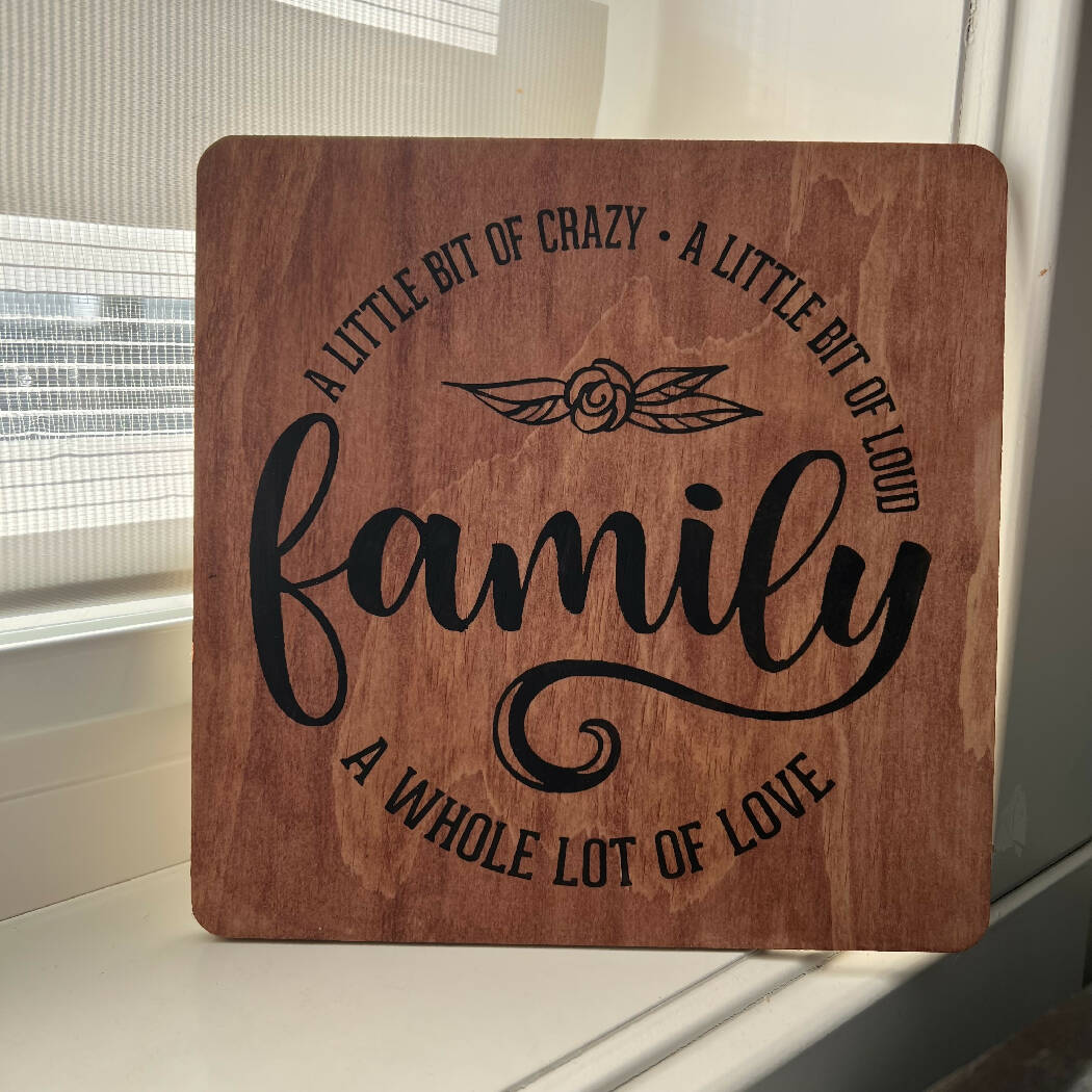 Mini Stained Sign