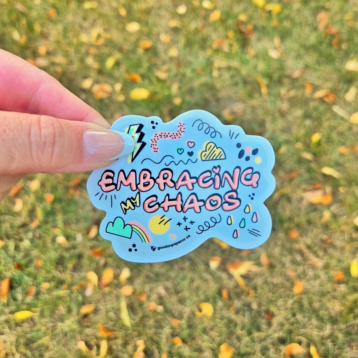 Embracing My Chaos | Vinyl Sticker