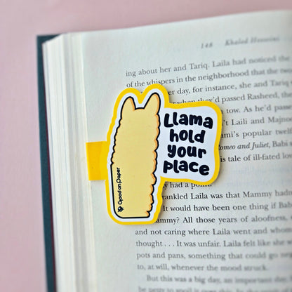 Llama Hold | Jumbo | Magnetic Bookmark