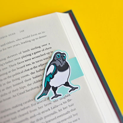 Mystified Magpie | Jumbo | Magnetic Bookmark