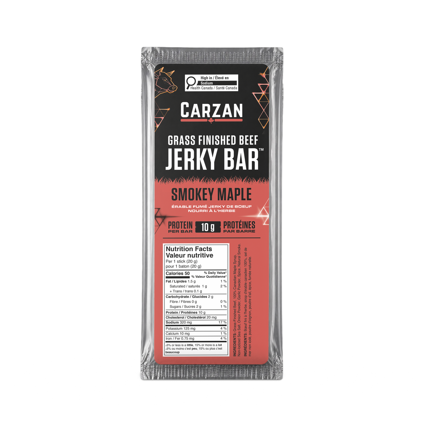 Smokey Maple Jerky Bars