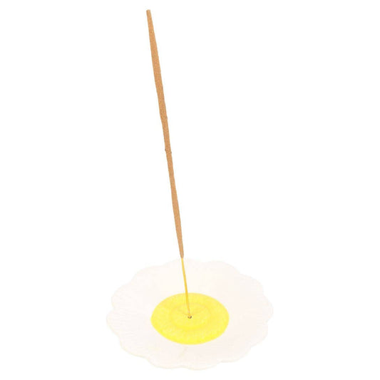 Daisy Ceramic Incense Holder Plate
