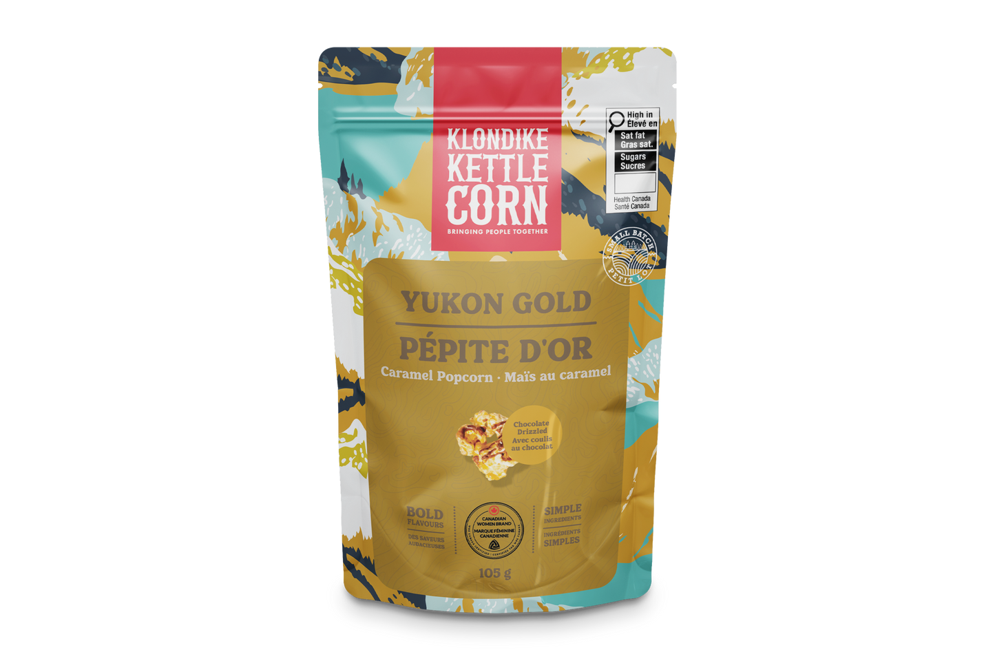 Yukon Gold Chocolate Drizzled Caramel Corn