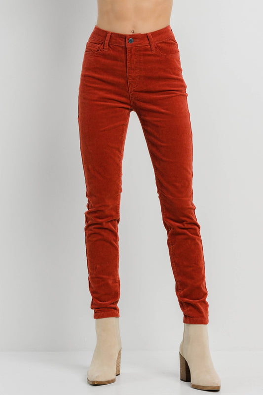 Rust Corduroy Skinny