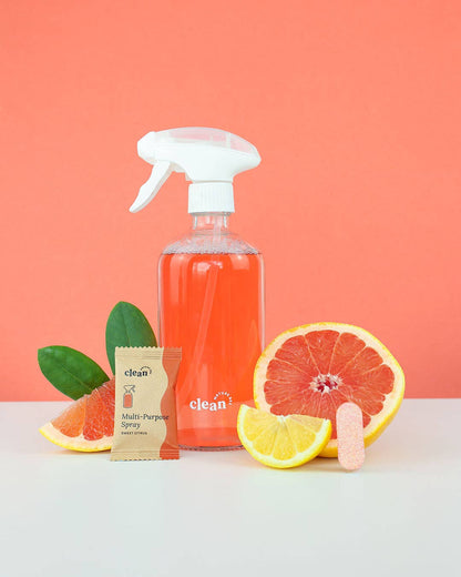 2 Sweet Citrus Multi-Purpose Cleaning Spray Tablets (Box)