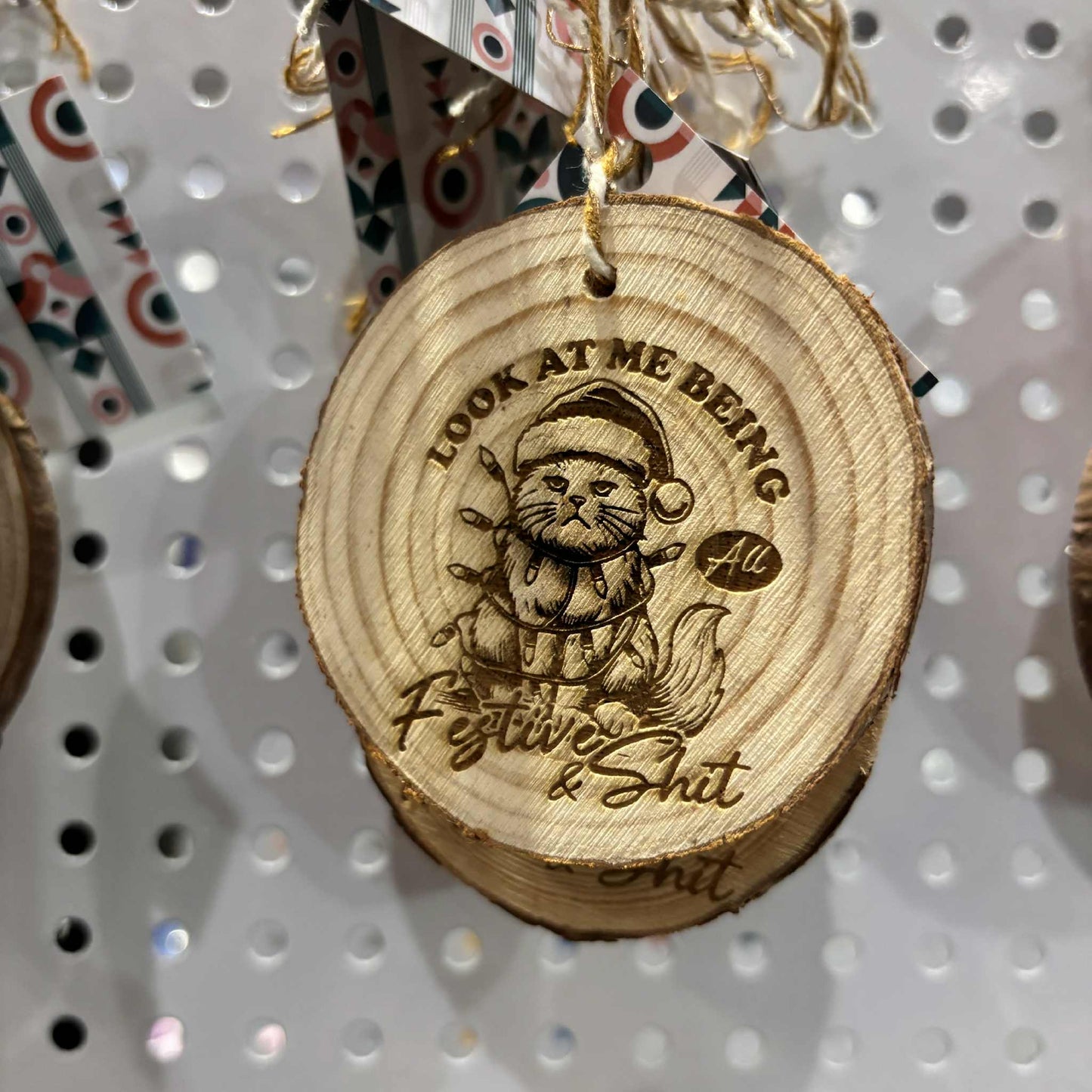 Wood Slice Ornaments