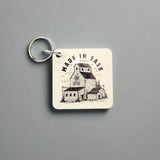 FLAT Saskatchewan Keychains