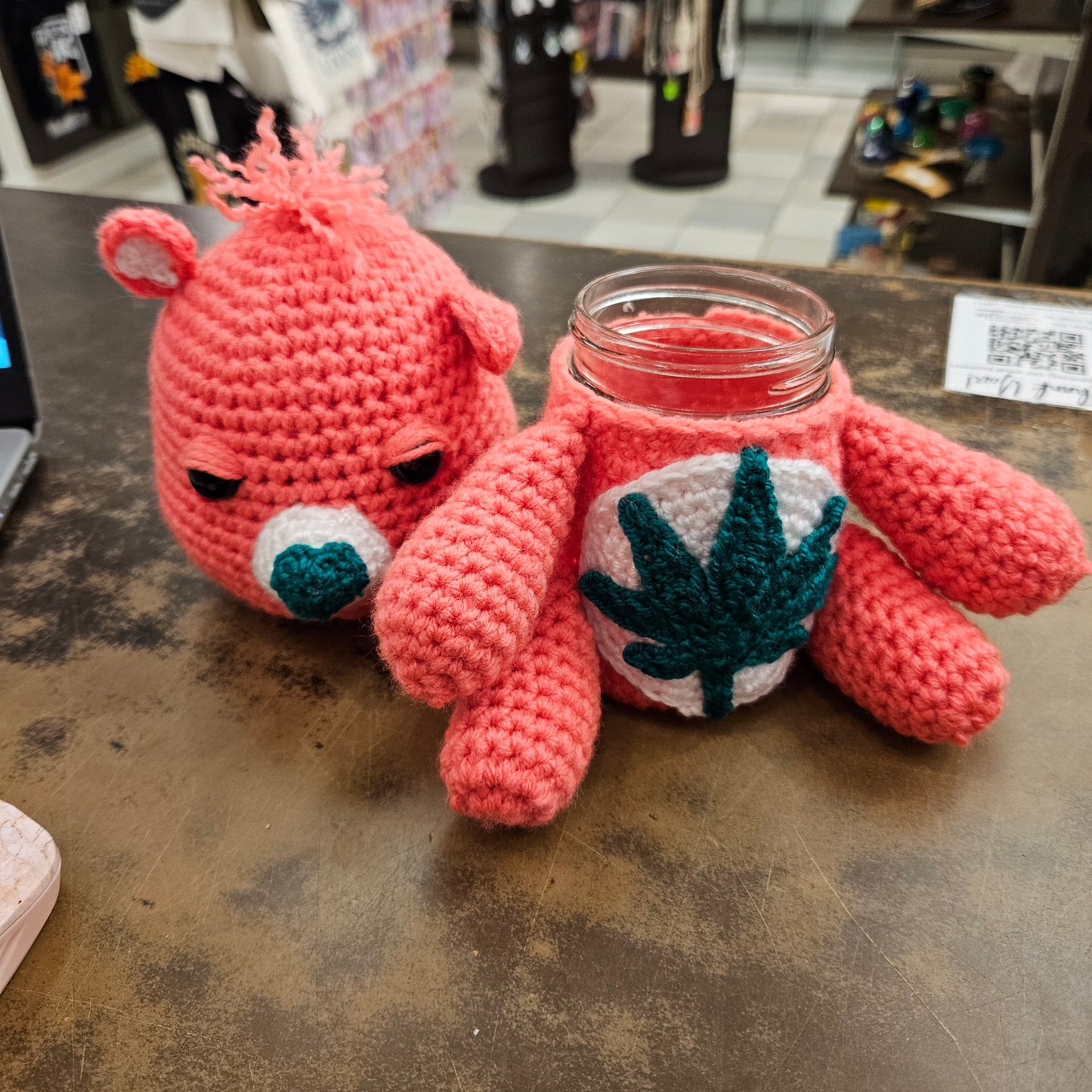 Stoney Bear Stash Jar