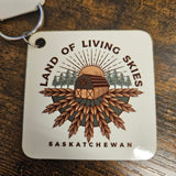 FLAT Saskatchewan Keychains