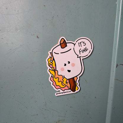 Marshmallow | Fridge Magnet