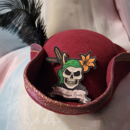 Saskatchewan Jolly Roger sticker