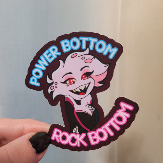 Power Bottom at Rock Bottom Sticker