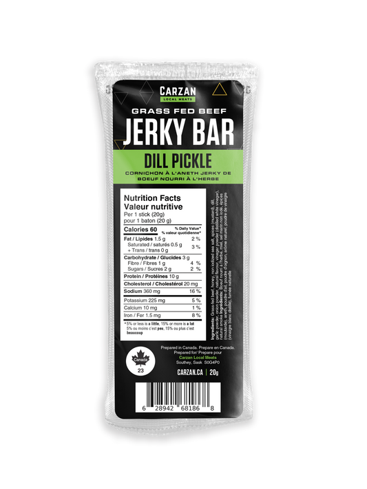 Dill Pickle Jerky Bars