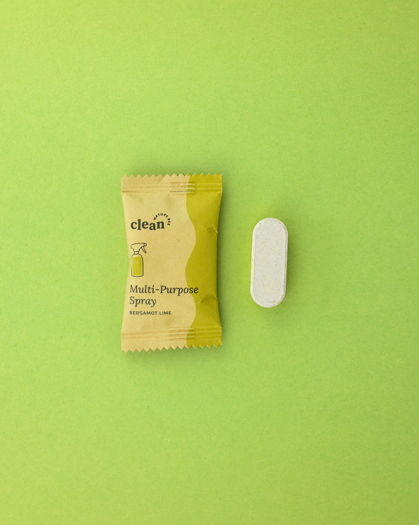2 Bergamot Lime Multi-Purpose Cleaning Spray Tablets (Box)