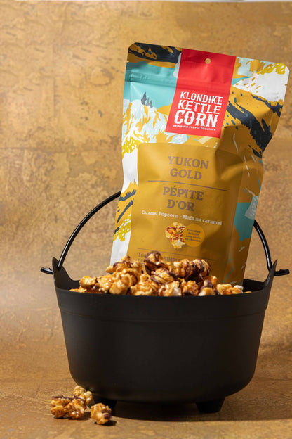 Yukon Gold Chocolate Drizzled Caramel Corn