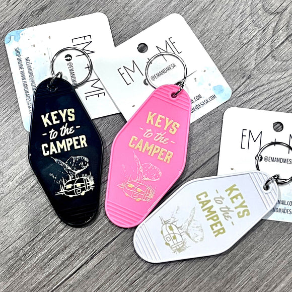 Keys to the Camper Motel Keychain