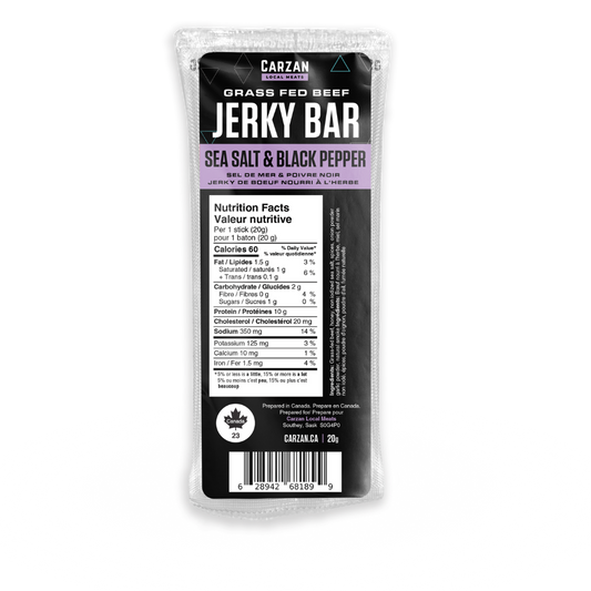 Sea Salt Black Pepper Jerky Bars