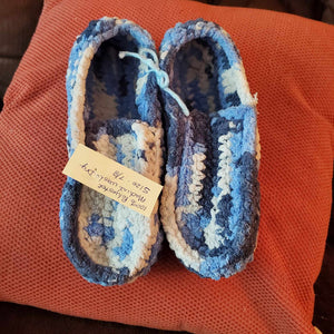 Crochet Slippers Size 7/8