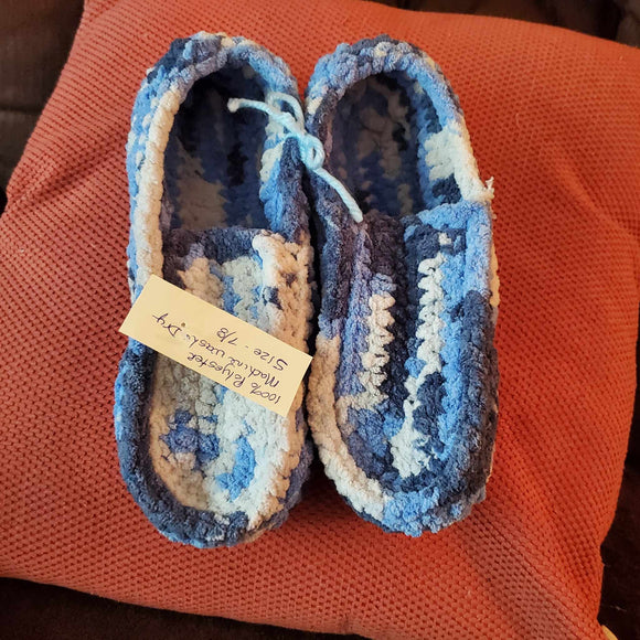 Crochet Slippers Size 7/8