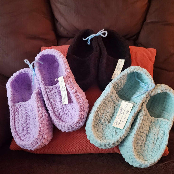 Crochet Slippers Size 5/6