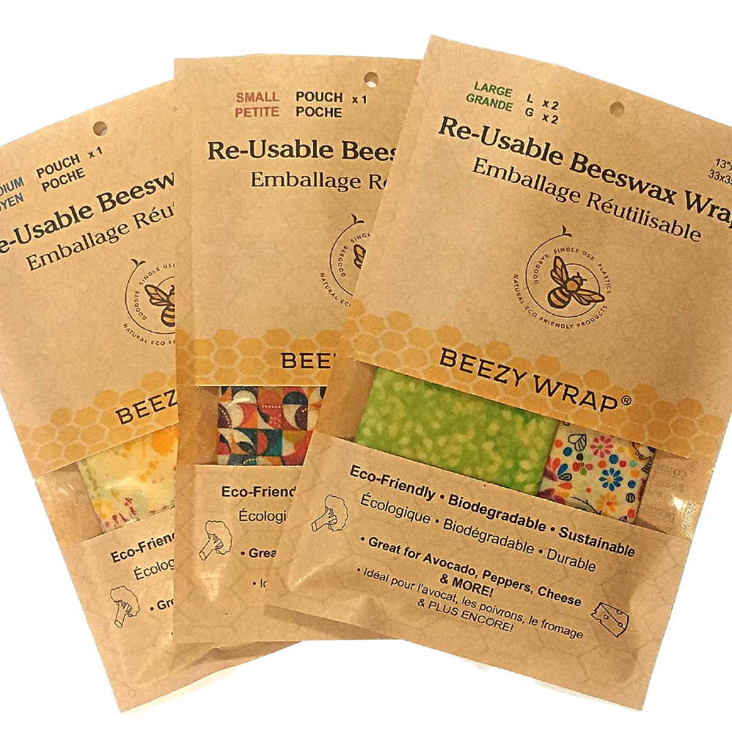 Variety 3 pack Beeswax Wraps