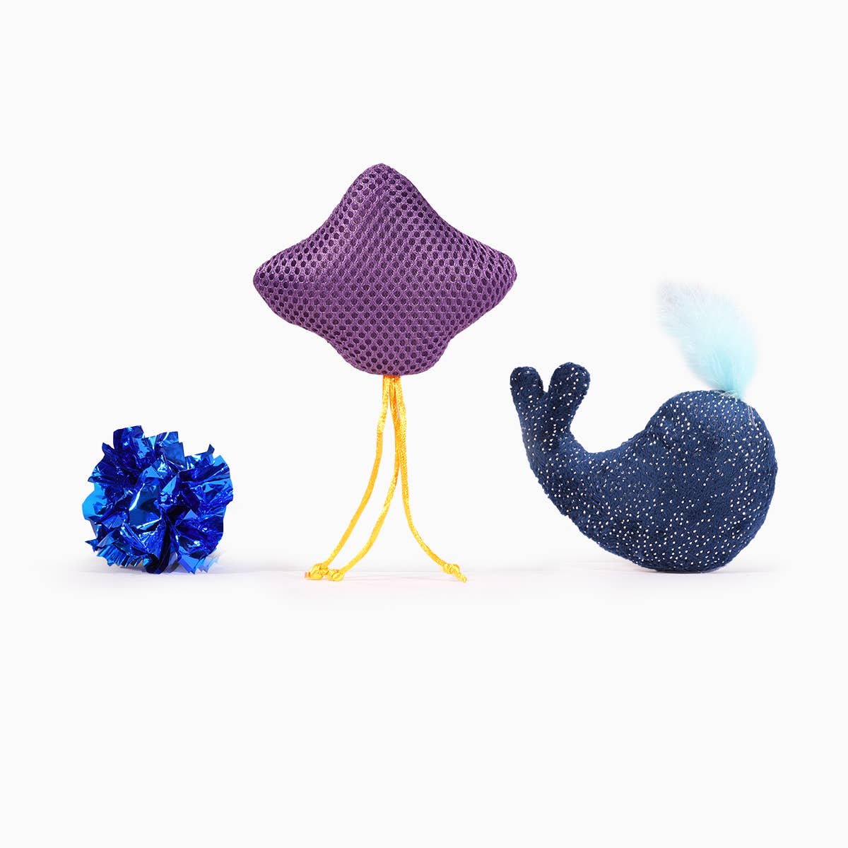 HugSmart Pet - Ocean Pals  | Whale&Stingray - Cat Toy