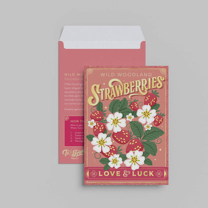 Floriography Seed Packet Countertop Display + 100 Seed Packets