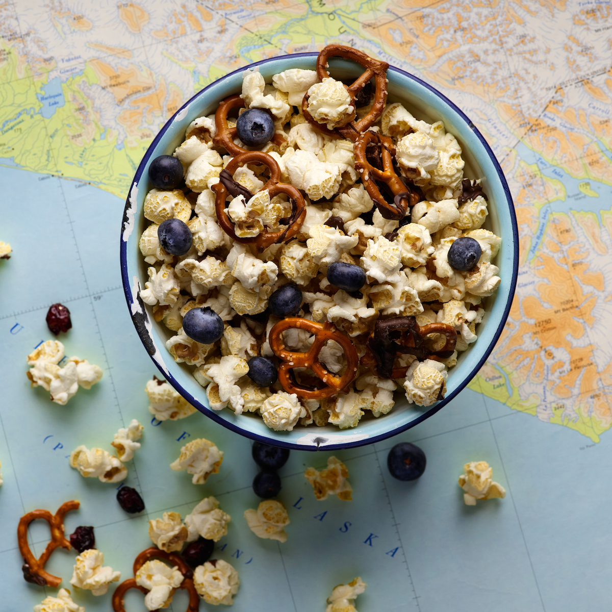Hiker's Delight Chocolate Drizzled Popcorn
