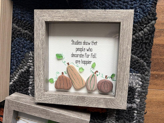 5x5  wood grain framed picture