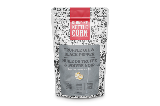 Truffle Oil & Cracked Black Pepper Popcorn