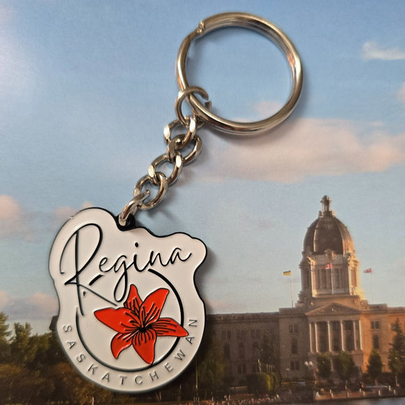 Regina, SK Enamel Keychain