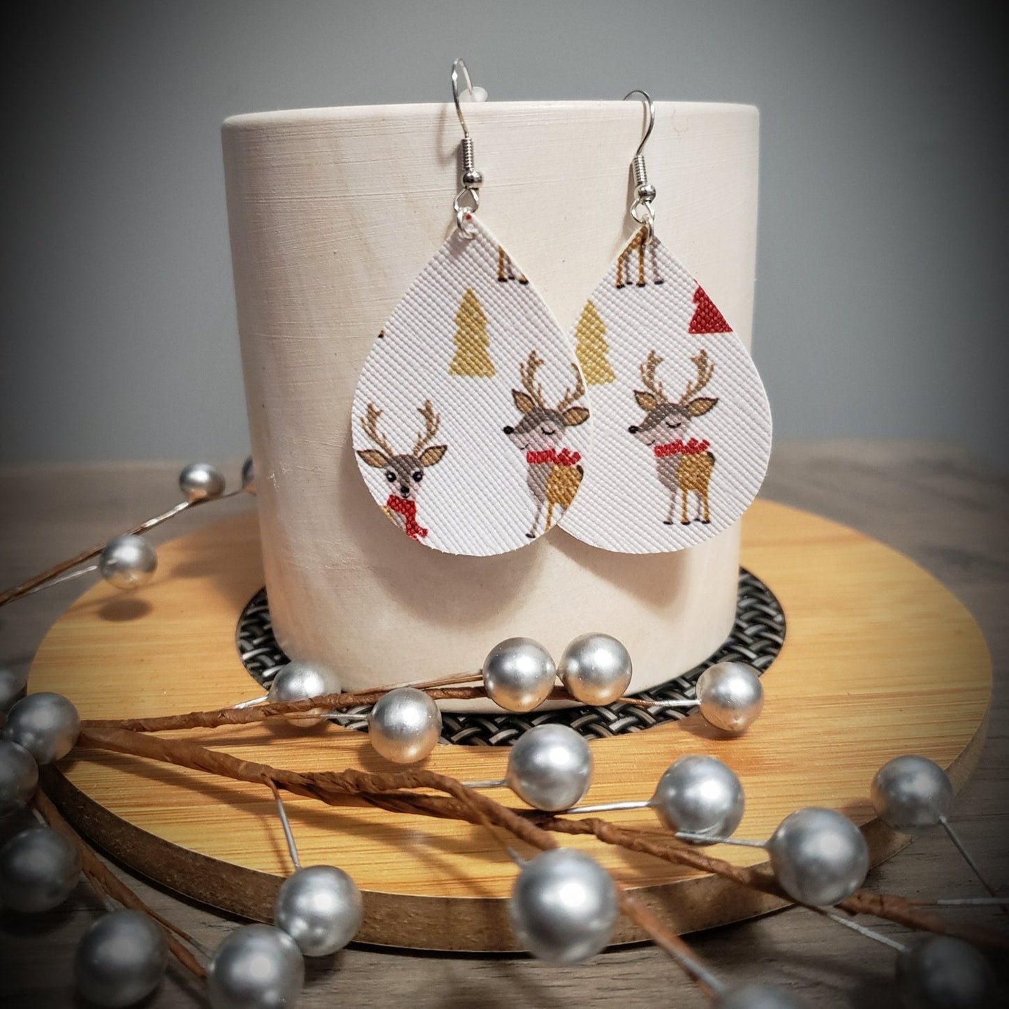 Holiday Tear Drop Earrings - 9