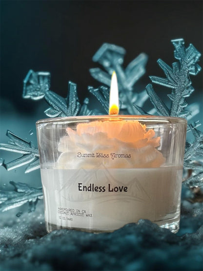 Endless Love Peony Candle