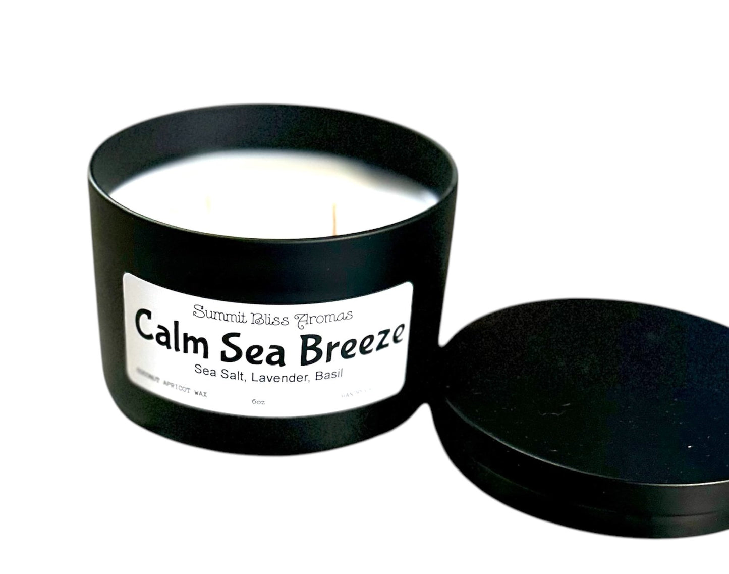 Summit Bliss Aromas - Black Tin Candles - 3