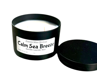 Summit Bliss Aromas - Black Tin Candles - 3