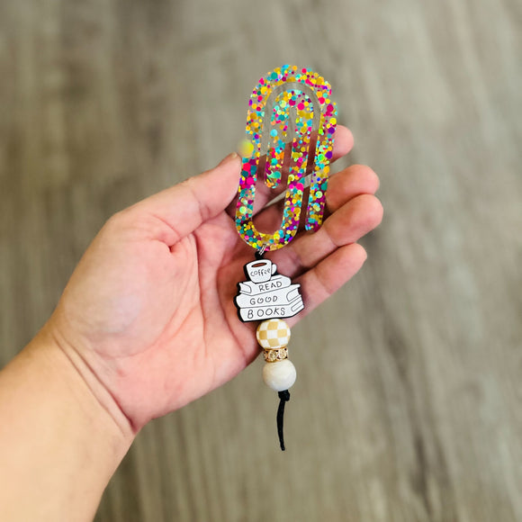 Acrylic Paperclip Bookmark - 1