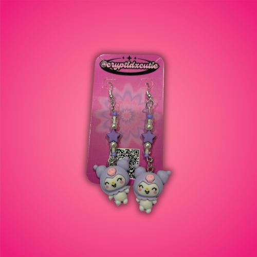 Purple Earrings