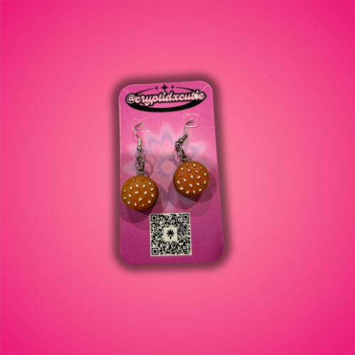 Hamburger Earrings
