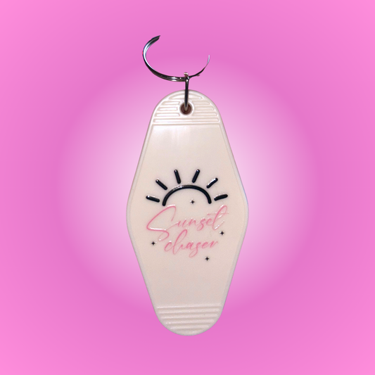 Sunset Motel Keychain