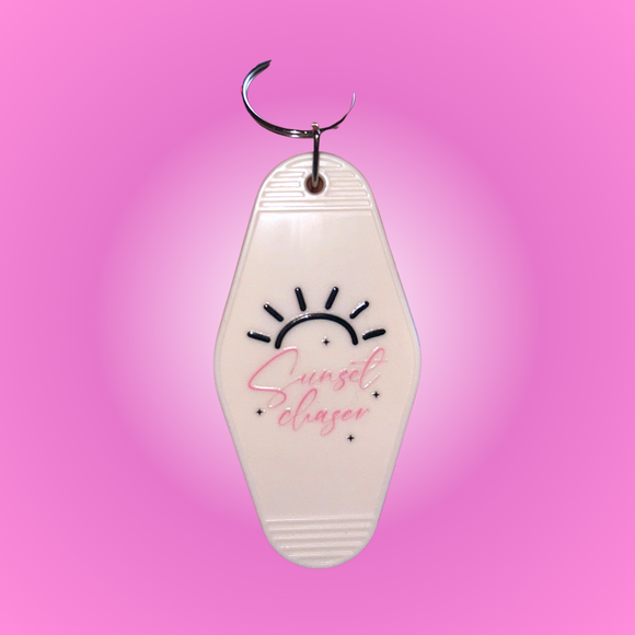 Sunset Motel Keychain