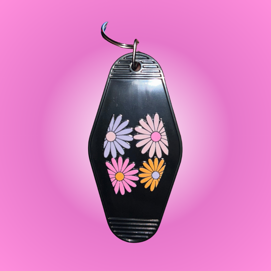 Flower Motel Keychain