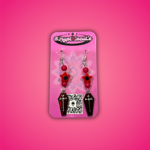Coffin Earrings