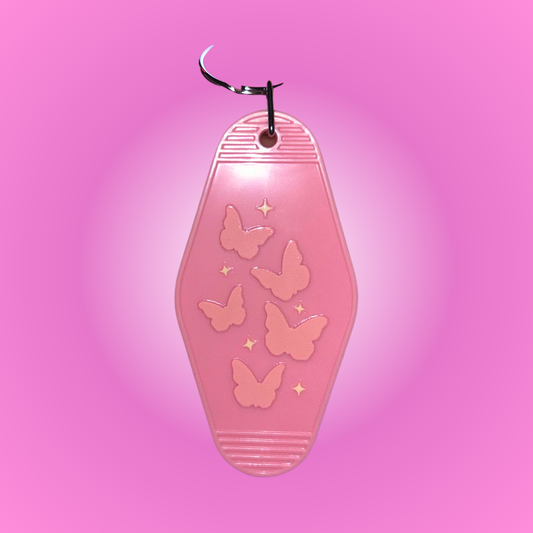 Butterfly Motel Keychain